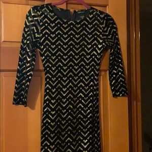 Black/gold VS dress XS